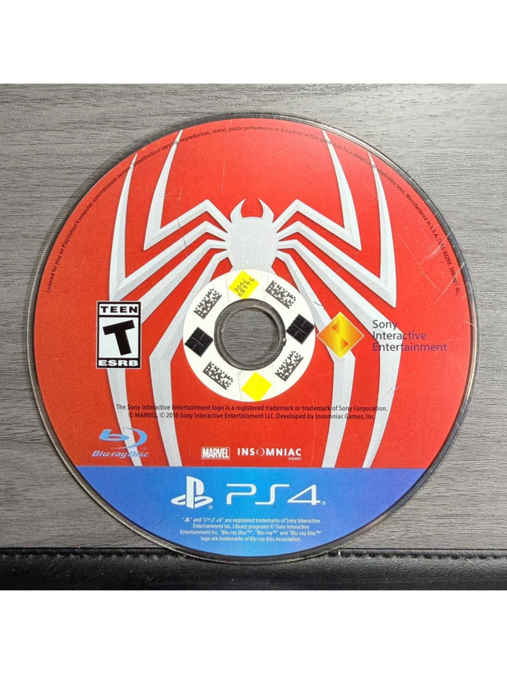 Marvel Spider-Man PlayStation 4 Game Disc Only Insomniac Sony Action 2018